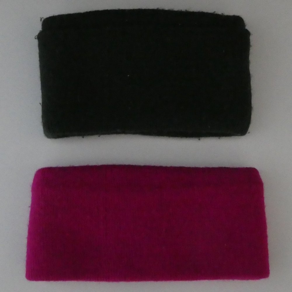 SET OF 2 | Stretchable Ribbed Knit Headbands
